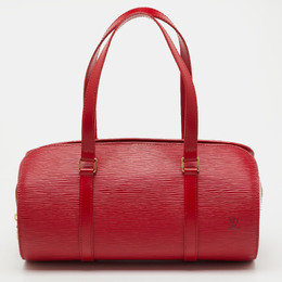 Louis Vuitton: Красная сумка  Épi