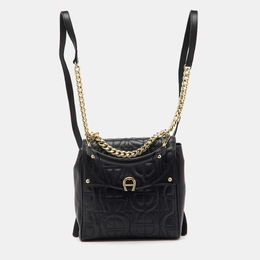 Aigner: Чёрный рюкзак 