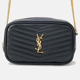 Saint Laurent Paris: Чёрная сумка  Lou