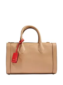 Lancel: Бежевая сумка 