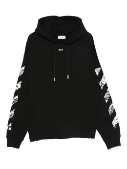 Off-White: Чёрная толстовка  Arrows