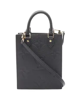 Louis Vuitton Pre-Owned: Чёрная сумка 