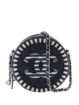CHANEL Pre-Owned: Сумка через плечо в полоску 