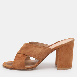 Gianvito Rossi: Коричневые сандалии 