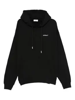 Off-White: Чёрная толстовка 