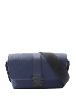 Louis Vuitton Pre-Owned: Кожаный плащ 