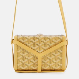 Goyard: Жёлтая сумка 