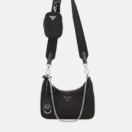 Prada: Чёрная сумка 