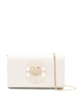 Love Moschino: Бежевая сумка через плечо 