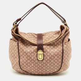 Louis Vuitton: Бордовая сумка 