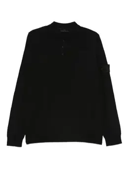 Stone Island: Поло с длинным рукавом 