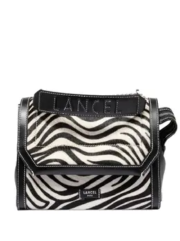 Lancel: Чёрная сумка через плечо 