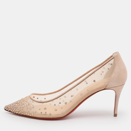 Christian Louboutin: Бежевые туфли 