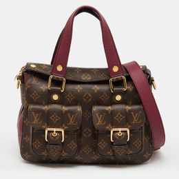 Louis Vuitton: Коричневая сумка 
