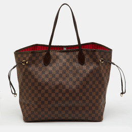 Louis Vuitton: Коричневая сумка  Neverfull