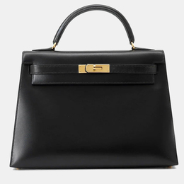 Hermes: Чёрная сумка  Kelly