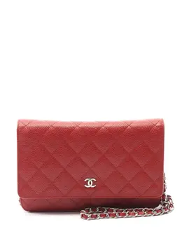 CHANEL Pre-Owned: Серебристый кошелёк 