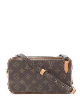 Louis Vuitton Pre-Owned: Коричневая сумка через плечо 