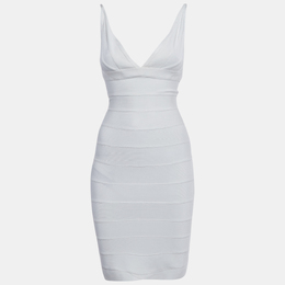 Herve Leger: Белое платье 