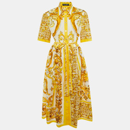 Dolce & Gabbana: Жёлтое платье  Majolica