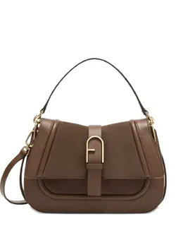 Furla: Коричневая сумка-шоппер 