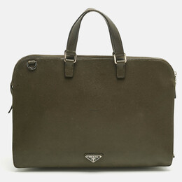 Prada: Зелёный портфель 