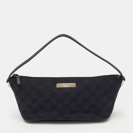 Gucci: Синяя сумка  GG