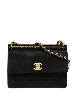 CHANEL Pre-Owned: Чёрная сумка 