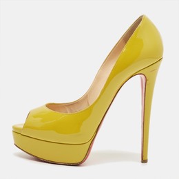 Christian Louboutin: Зелёные туфли 