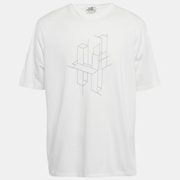 Hermes: Белая футболка 