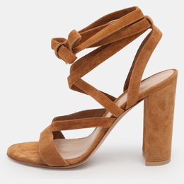 Gianvito Rossi: Коричневые сандалии 