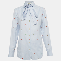 Gucci: Голубая рубашка 