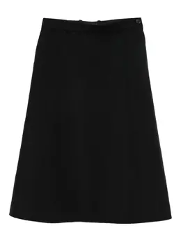 Balenciaga: Юбка из шерсти 