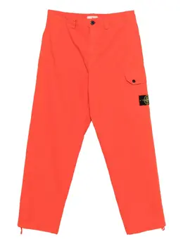Stone Island: Оранжевые брюки  Compass