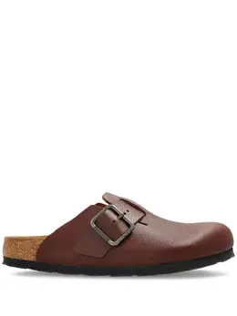 Birkenstock: Коричневые сабо  Boston