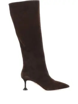 Aquazzura: Коричневые ботинки 