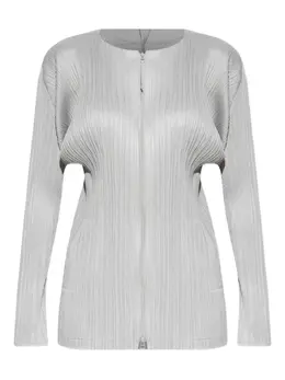 Pleats Please Issey Miyake: Светлая куртка 