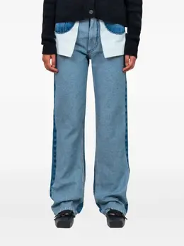 MM6 Maison Margiela: Прямые джинсы 