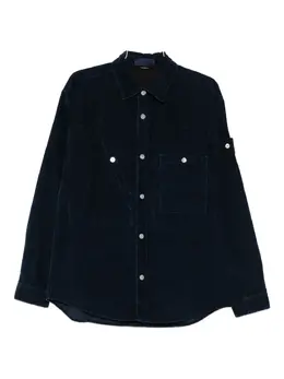 Stone Island: Синяя рубашка  Compass