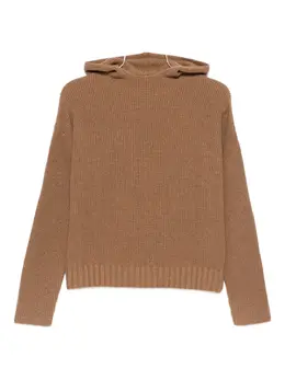 Max Mara: Топ с капюшоном 