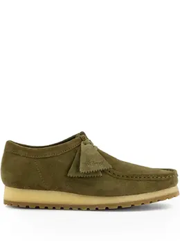 Clarks Originals: Зелёные ботинки 
