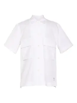 sacai: Рубашка с коротким рукавом 