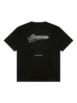 AAPE BY *A BATHING APE®: Чёрная футболка 