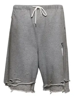Maison MIHARA YASUHIRO: Рваные шорты 