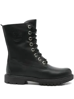 Timberland: Чёрные ботинки 