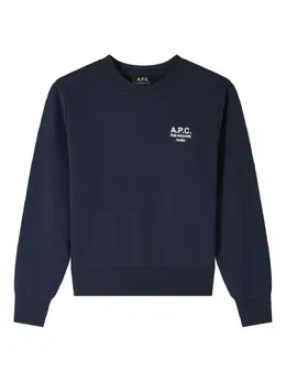 A.P.C.: Тёмный свитшот  Rue Madame