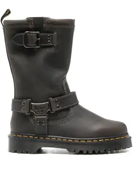 Dr. Martens: Коричневые ботинки 