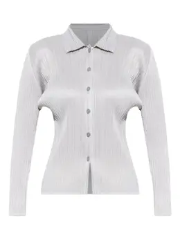 Pleats Please Issey Miyake: Светлая рубашка 