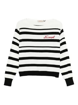 TWINSET: Свитшот в полоску 