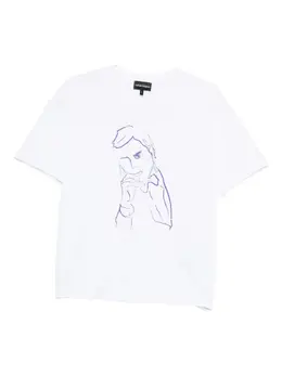 Emporio Armani: Футболка с принтом 
